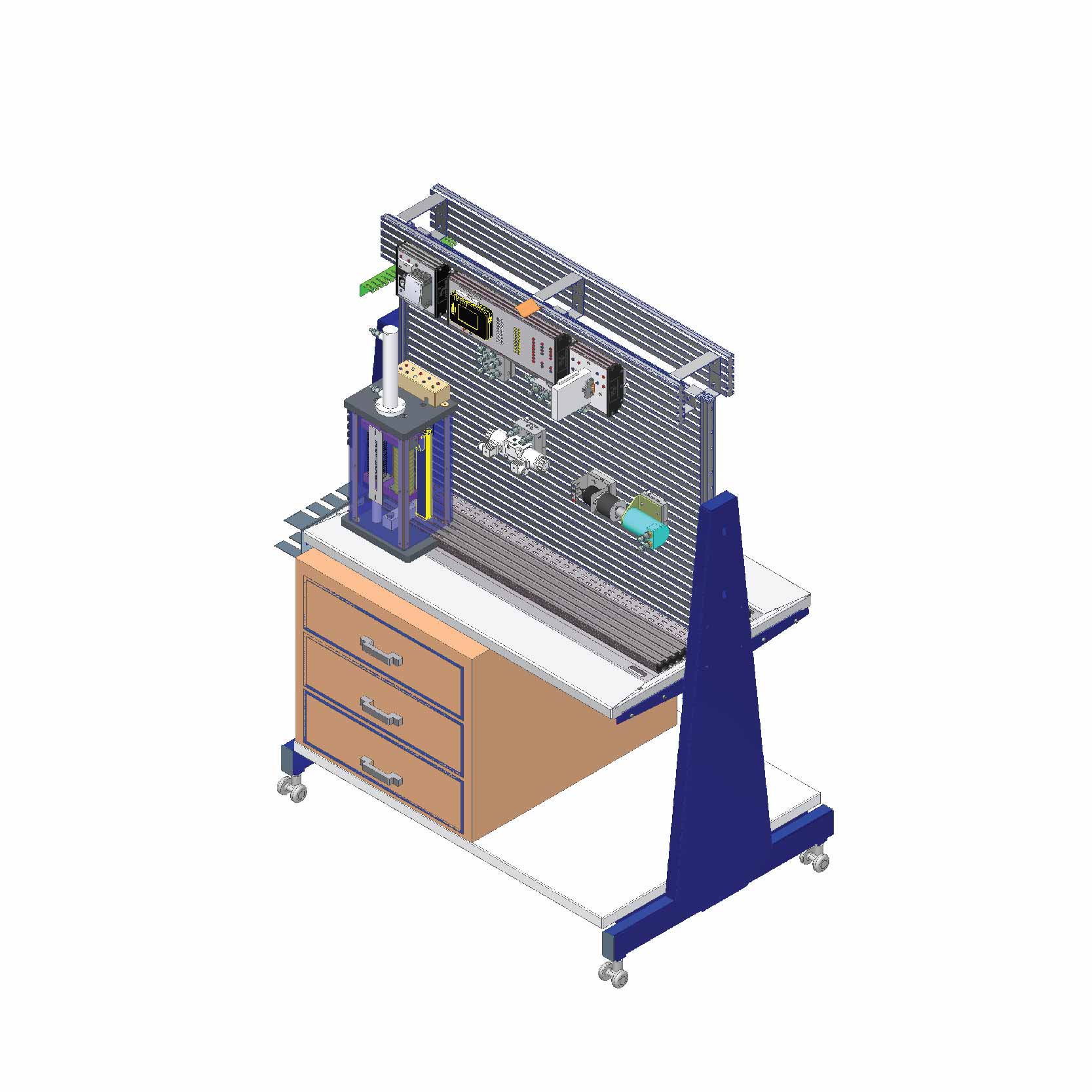 HYDRAULIC SERVO CONTROL CIRCUIT LAYOUT MODEL (LINEAR HYDRAULIC CONTROL) - Ảnh 1
