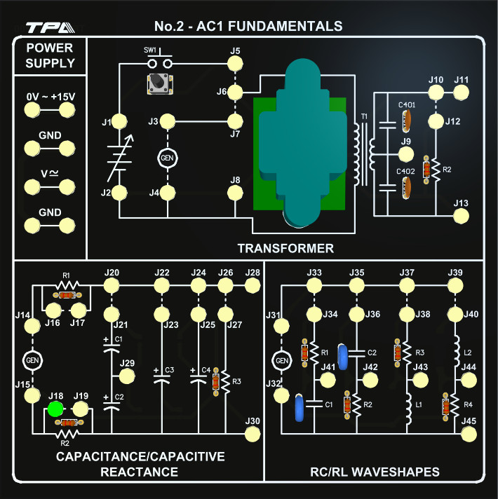 BASIC AC CIRCUIT EXPERIMENT SET – 2 - Ảnh 3