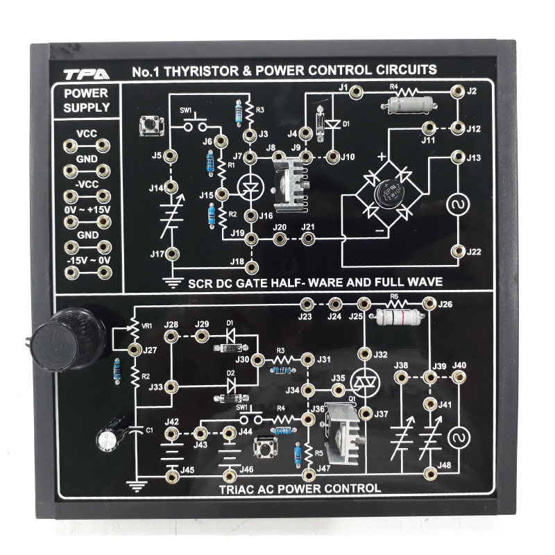 BỘ THÍ NGHIỆM ĐIỀU KHIỂN CÔNG SUẤT VÀ THYRISTOR