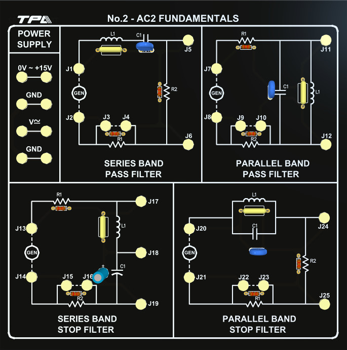 BASIC AC CIRCUIT EXPERIMENT SET – 2 - Ảnh 1