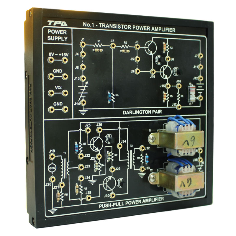 BỘ THÍ NGHIỆM KHUẾCH ĐẠI CÔNG SUẤT TRANSISTOR